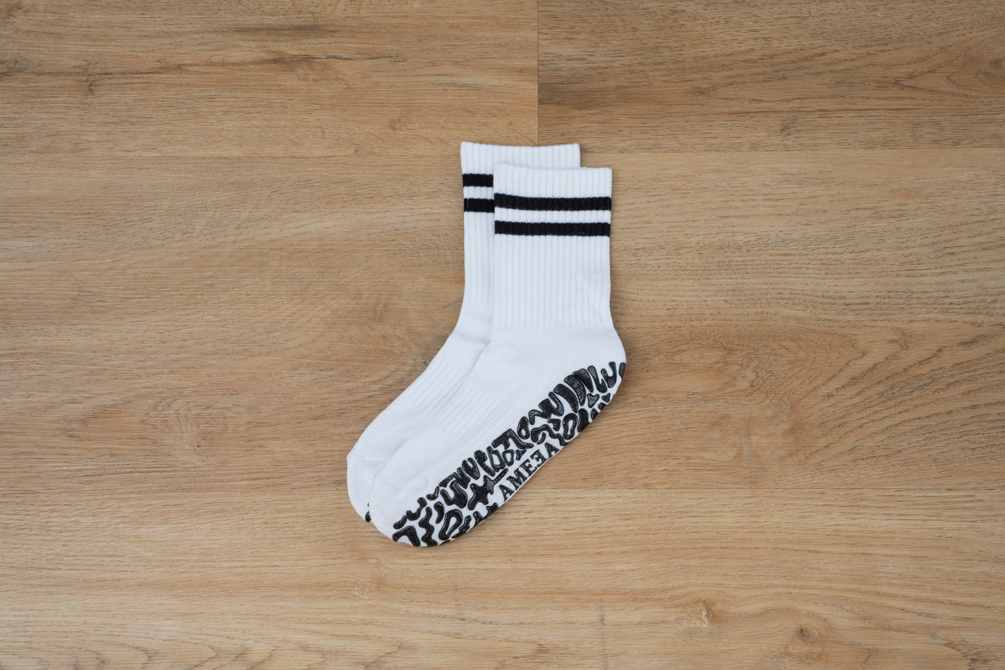 Crew Grip Socks - White/Black