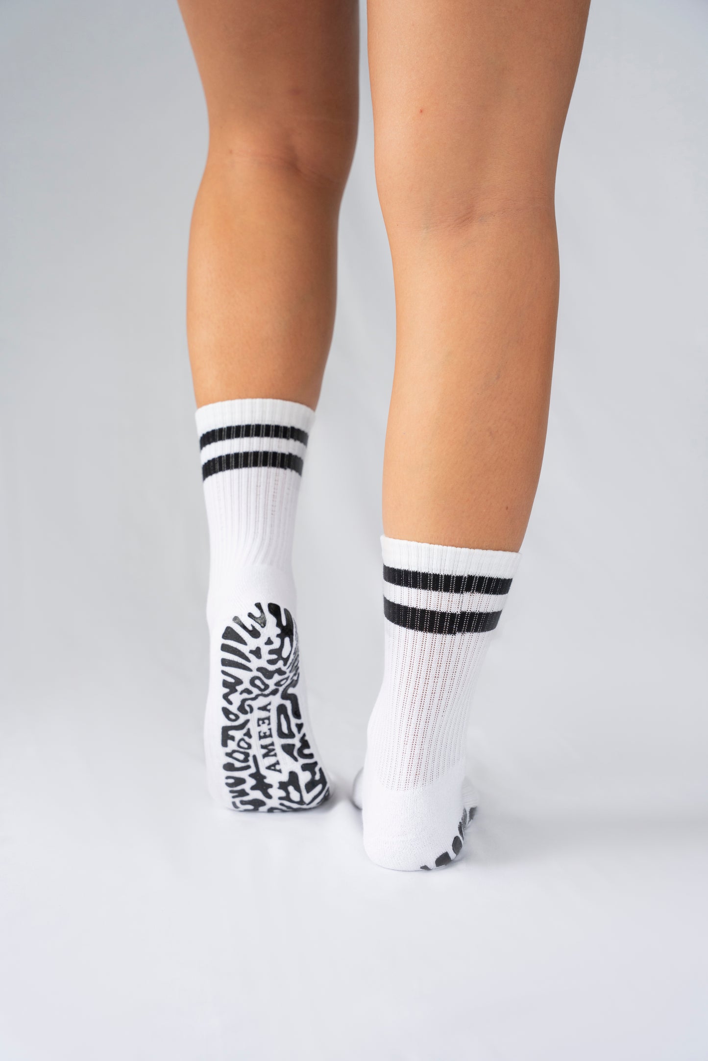 Crew Grip Socks - White/Black