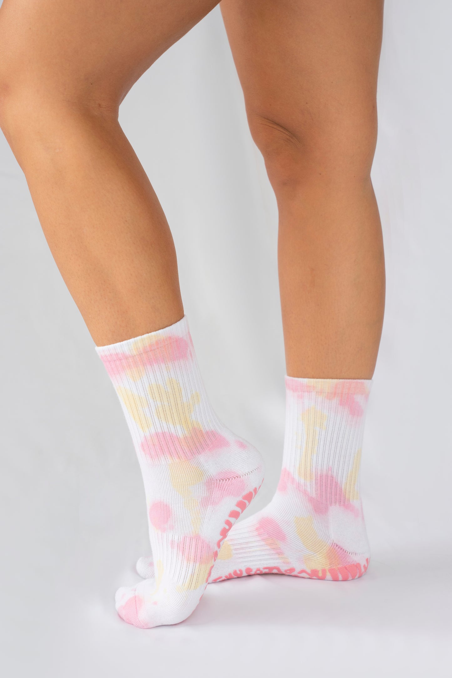 Crew Grip Socks Tie Dye - Pink